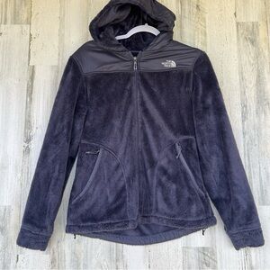 The North Face Women's Gray Soft Fleece Hoodie Jacket Women's Size M‎ Medium